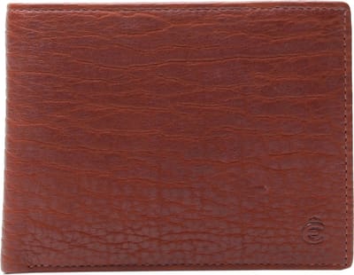 Esquire Portemonnee Bison Wallet Cognac Bruine