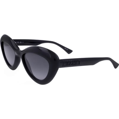 Moschino Dames 55mm Zwarte Zonnebril MOS163-S-807-55