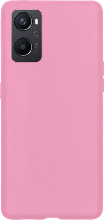 Hoes - Geschikt voor OPPO A76 - Sterk & Shockproof - Hoesje Cover - Siliconen Case - Lichtroze