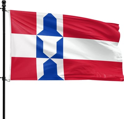 VlagDirect - Houten vlag - Gemeente Houten vlag - 90 x 150 cm.