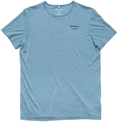 Devold Of Norway Active Worn By T-shirt Met Korte Mouwen Blauw XL Man