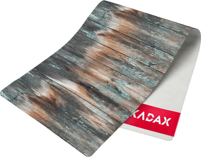 KADAX Tafelloper van vilt, robuuste vilten loper, tafelband, onderhoudsvriendelijke loper voor keukentafel, woonkamer, eetkamer, tafeldecoratie, tafelloper, tafelkleed, vilten tafelloper (blauw/bruin)