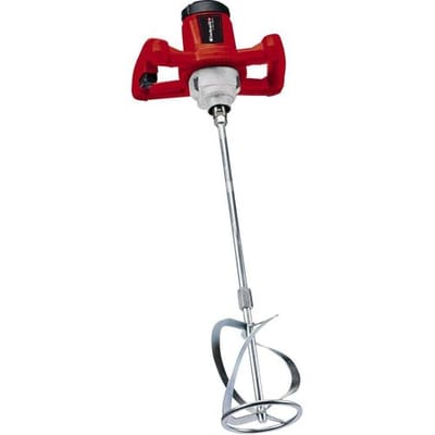 Einhell Elektrische Verf-/Mortelmenger TC-MX 1200 E - 1200 W - 0-680 t/min regelbaar - Incl. mengstaaf voor mortel
