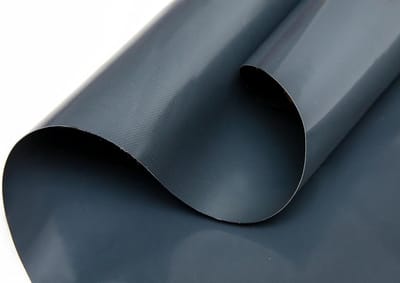 Vrachtwagenzeil PVC - Afdekzeil Zeil op maat - Waterdicht afdekken - Scheurvast versterkt weefsel - 25m x 1m - Antraciet