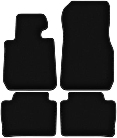 BASIC zwarte veloursmatten voor: BMW 3 F31 stationwagen, Touring (2011-2018)