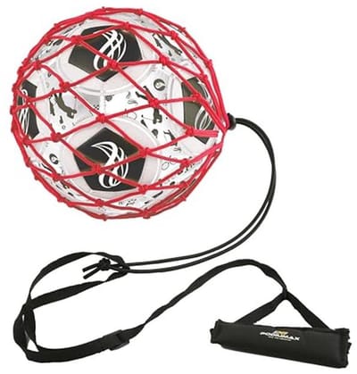 Solo Soccer Kick Trainer met Bungee Elastisch Net voor Voetbaltraining - Geschikt voor Ballen maat 3, 4, 5