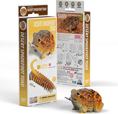 EUGY 3D Puzzel - Woestijnpad - Wilde Dieren - Duurzaam - Verzamel Ze Allemaal - 6 Jaar