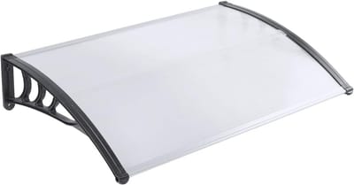 Regendak voor Deur en Raam - Waterdichte Overkapping Polycarbonaat 150 cm Breed