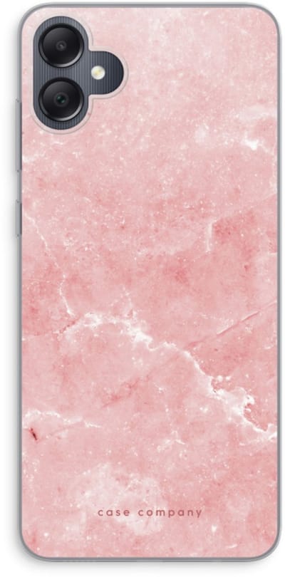 Case Company® - Hoesje geschikt voor Samsung Galaxy A05 hoesje - Roze marmer - Soft Cover Telefoonhoesje - Bescherming aan alle Kanten en Schermrand