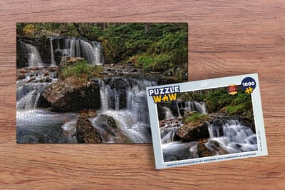 Puzzel Woeste watervallen in het Nationaal park Cairngorms in Schotland - Legpuzzel - Puzzel 1000 stukjes volwassenen