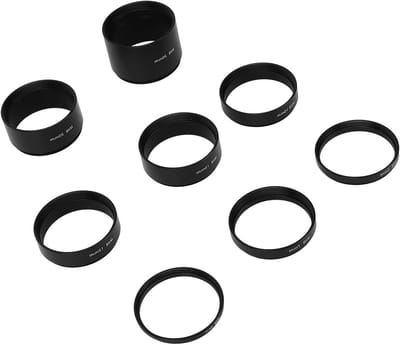 8-delige Lengteverlengingsbuis Kit voor Astronomische Telescoopfotografie - Verlengingen van 3 tot 30 mm voor Verbeterde Beelden en Flexibiliteit