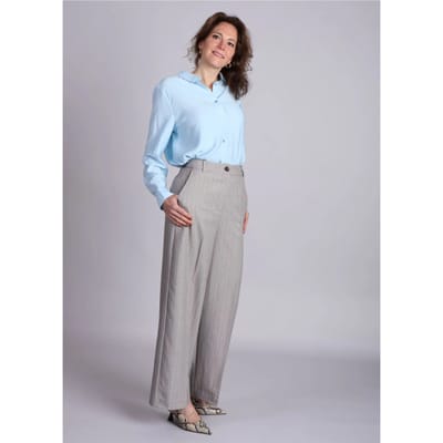 Modström Meridamd pants krijtstreep