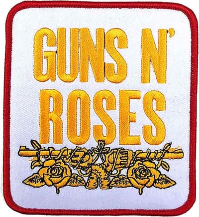 Guns N' Roses - Stacked White Patch - Multicolours