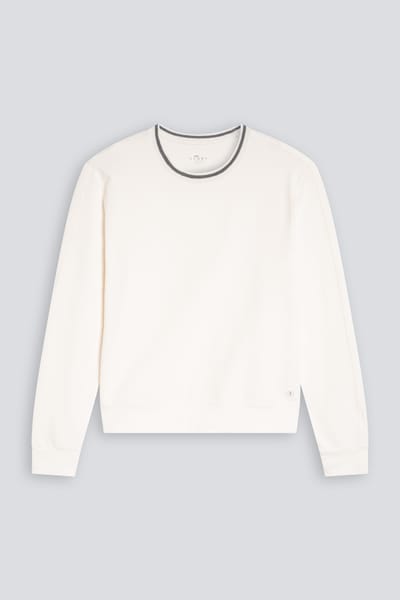 Sweatshirt Serie Felpa Stretch Whisper White