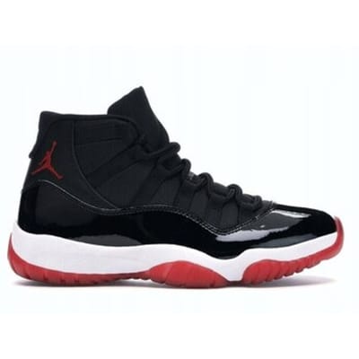 Air Jordan 11 Retro Bred 2019 Unisex Sneakers Zwart Wit Varsity-Rood 378037-061 41 black