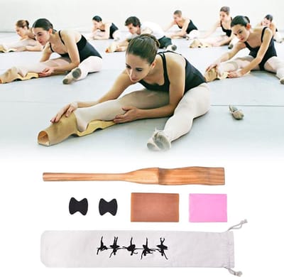 Dailygoods- Balletvoetensteun Duurzaam Grenenhout - Voetensteun voor Dansers - Geschikt voor Ballet/Yoga - Lichtgewicht en Opvouwbaar - Gemakkelijk mee te nemen