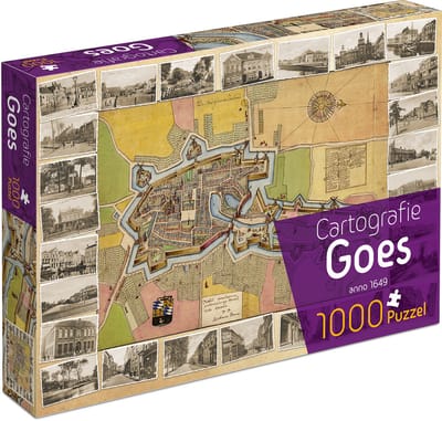 Tucker's Fun Factory legpuzzel Cartografie Goes 1000 stukjes karton.