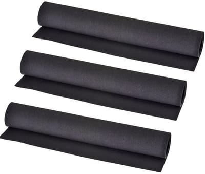 Schuim Vellen - Ambachtelijk Schuim - DIY Modelbouw - Wasbaar Materiaal - 35 x 100 cm - Wit/Zwart