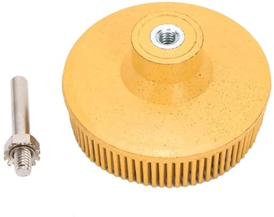 3 Inch Rubber Polishing Disc voor Roestverwijdering en Oppervlakte Reiniging, Duurzaam en Effectief voor Metaalbewerking en Schuren