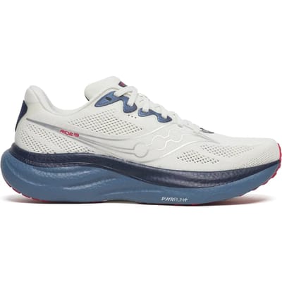 Saucony Ride 19 Neutrale schoen Heren-crème, blauw