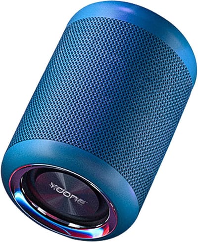 Draadloze Speaker - Bluetooth Audio - Muziek Luisteren - TWS Stereo Pairing - IPX65 Waterdicht - Blauw