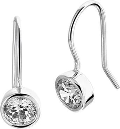 TFT Oorhangers Franse Haak Zirkonia Zilver Gerhodineerd Glanzend