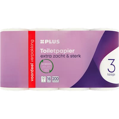 Toiletpapier 3-laags 16 rollen