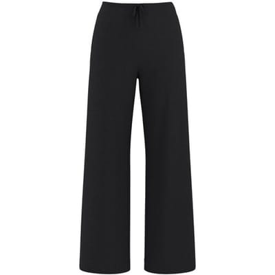 ESMARA Satijnen dames wide leg broek (Zwart, XS (32/34))