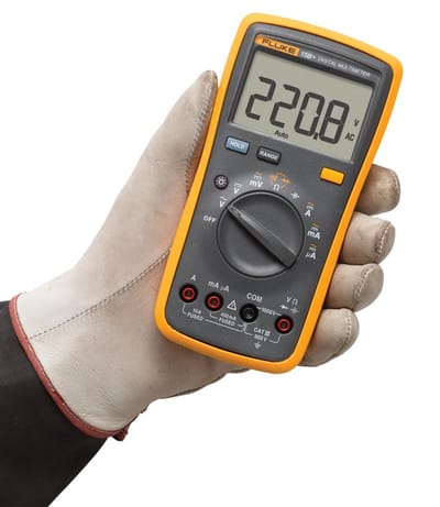 Digitale Multimeter voor Spanning, Stroom en Weerstand met CAT III Veiligheid