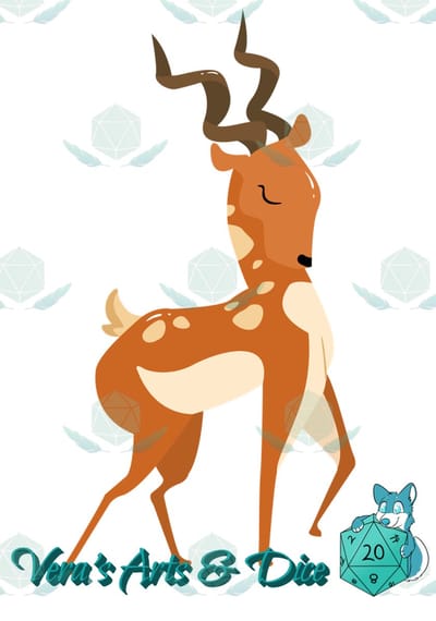 Antilope Sticker - Savanne Dieren - Handgemaakte Stickers - Journaling - Bullet Journal - Scrapbooking - Leuke Stickers - Laptop Sticker - Telefoon Sticker - Cute - Dier - Lief