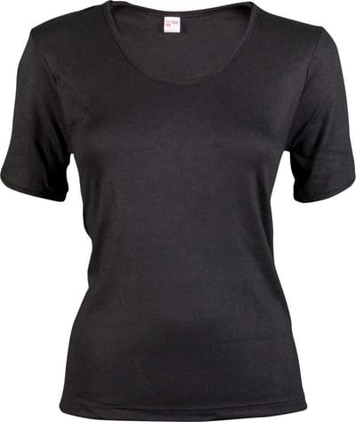 Beeren Dames Thermo Shirt Korte Mouw Zwart XXL