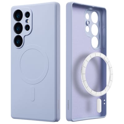 imoshion Hoesje - Geschikt voor Samsung Galaxy S25 Ultra - Color Backcover met Magnetische Ring - Lila