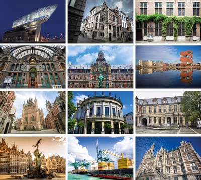 Ansichtkaartenset Antwerpen