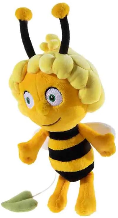 Heunec pluche Biene Maja muziekspeelgoed 18cm - knuffel met muziek.