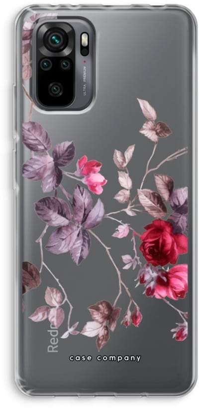 Case Company® - Hoesje geschikt voor Xiaomi Redmi Note 10 Pro hoesje - Mooie bloemen - Soft Cover Telefoonhoesje - Bescherming aan alle Kanten en Schermrand