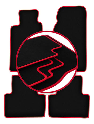 CARLUX-RED automatten voor: Jaguar XJ6 X300 sedan (1994-1997)