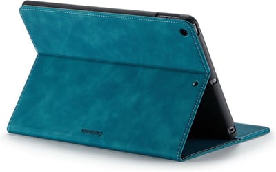 CaseMania Bookcase hoesje geschikt voor Apple iPad Air 10.5 (3e gen) - Effen Groen - Kunstleer