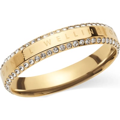 DANIEL WELLINGTON CLASSIC AURA DW004015 - 60 MM - GOLD-PLATED RING MET ZIRKONIA'S 1 STUK