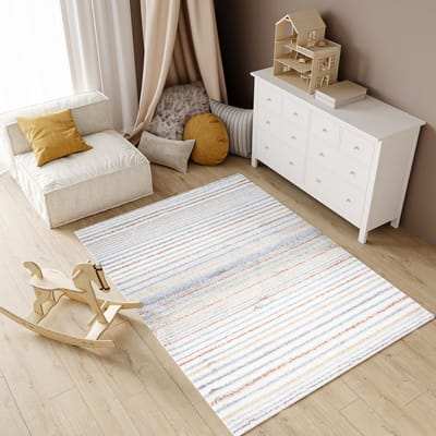 Tapiso Modena Vloerkleed Hoogpolig Fluffy Shaggy Modern Tapijt Maat- 120x170