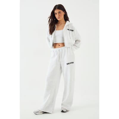 Dames DSGN Studio Applique 3-Delig Trainingspak | Asgrijs | Maat: Large