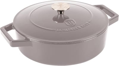 Berlinger Haus 6527 - Gietijzeren braadpan - Taupe collection - 26 cm - Grijs