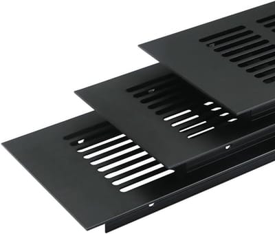 Ventilatierooster - Luchtuitlaat Deksel - Ruimte Ventilatie - Corrosiebestendig Metaal - 80 x 80 mm - Zilver