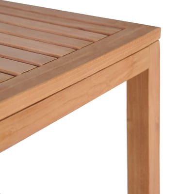 Étagère de salle de bain 4 étagères en bois de teck bois massif 42 x 42 x 165 cm