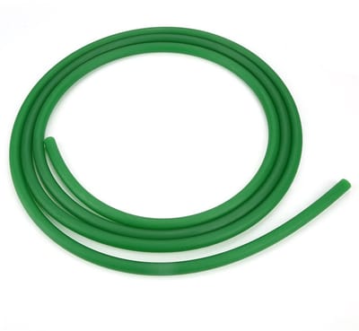 Shopcentral - PU Polyurethane Ronde Aandrijfriem - Heavy Duty - Groen - Voor Printer - 12mm x 3m - Hoogwaardige PU Materialen