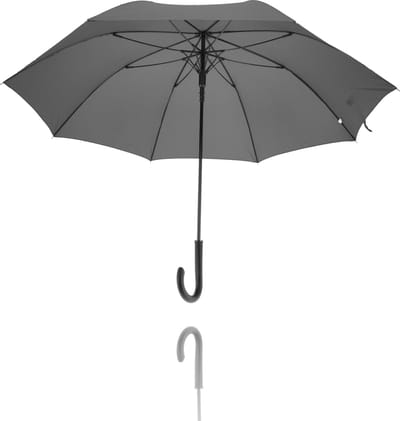 Paraplu Automatisch – Regenparaplu Kopen voor Koppels - Luxe Paraplu - Grijs ⌀ 111 glasvezel - Windproof