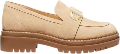 Michael Kors Parker Sueade Loafer Dames - Camel - Maat 36