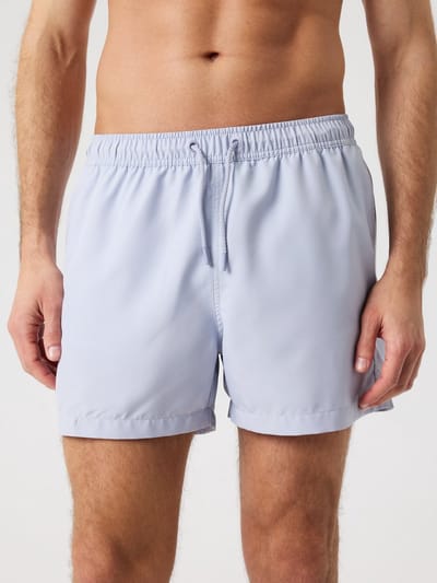 Björn Borg Solid Zwembroek Heren Zwemshort Mannen - Korter Model - 100% Gerecycled Polyester - Lichtblauw Icelandic Blauw - Maat XL