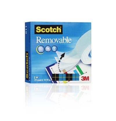 Plakband scotch magic 811 19mmx33m onzichtbaar Verwijderbaar mat