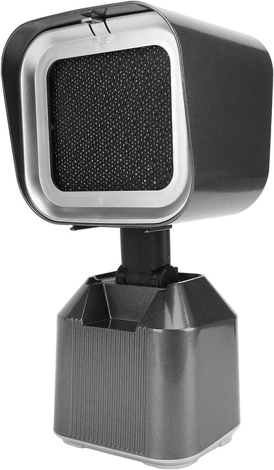 Mini afzuigkap, Draagbare tafelafzuigkap, Verstelbare hoogte, Recirculatielucht, 2 snelheden, Voor grillen, BBQ en camping, Zwart