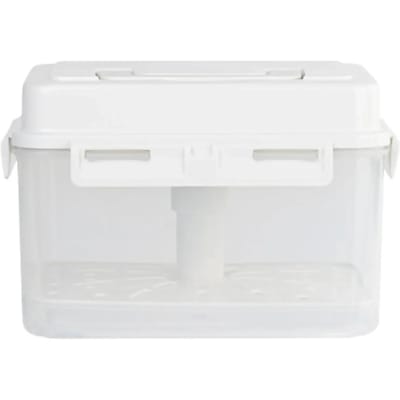 4/5L Kimchi Container Keuken Organizer Bakken met Persplaat Draagbaar Lekdicht Fermentatie voor Reizen Huishouden Kantoor Voorraadkast white
